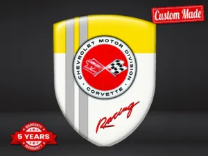 Corvette Autocollants Arrière Auto Style Course Personnalisé